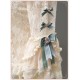 Twin Bears Antique Gemstone Fragrance Lace Blouse(1st Pre-Order/3 Colours/Full Payment Without Shipping)
